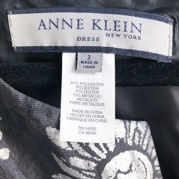 Anne Klein Metallic Floral Dress - Picture 11 of 11